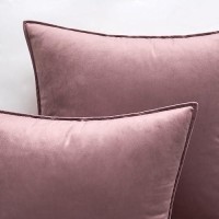 Miulee Pack Of 2 Decorative Velvet Throw Pillow Covers Soft Pillowcase Cozy Soft Rectangle Cushion Coverss Case For Sofa Couch B