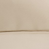 Classic Accessories Montlake Fadesafe Water-Resistant 74 X 23 X 3 Inch Patio Chaise Lounge Cushion Cover, Antique Beige, Patio Furniture Cushion Covers