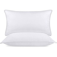 Utopia Bedding Bed Pillows For Sleeping (White)  King Size  Set Of 2  Hotel Pillows  Cooling Pillows For Side  Back Or Stomach Sleepers