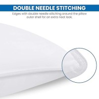 Utopia Bedding Bed Pillows For Sleeping (White)  King Size  Set Of 2  Hotel Pillows  Cooling Pillows For Side  Back Or Stomach Sleepers