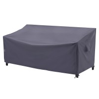 F&J Outdoors Patio Loveseat Cover, Heavy Duty Waterproof Uv Resistant 2-Seater Cover, 62Wx39Dx36H In