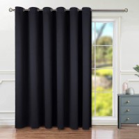 Bgment Fashion Sliding Door Curtain 120 X 96 Inches Wide Thermal Blackout Curtains Room Darkening Room Divider Window Curtain