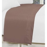 Elegant Comfort Premium Hotel Quality 1-Piece Flat Sheet  Luxury And Softest 1500 Premium Hotel Quality Microfiber Bedding Flat Sheet  Wrinkle-Free  Stain-Resistant  Queen  Taupe