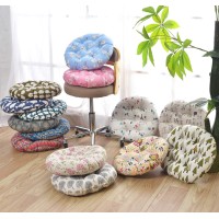 Vctops Bohemian Soft Round Chair Pad Garden Patio Home Kitchen Office Seat Cushion Blue Diameter 18