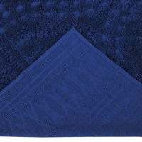 Better Trends 100 cotton chenille Bedspreads FullDouble Size Rio collection Floral Design Bed cover in Navy Tufted cotton Be