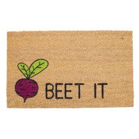 Avera Products Beet It Natural Coir Fiber Doormat Antislip Pvc Or Latex Mat Back 29 X 17