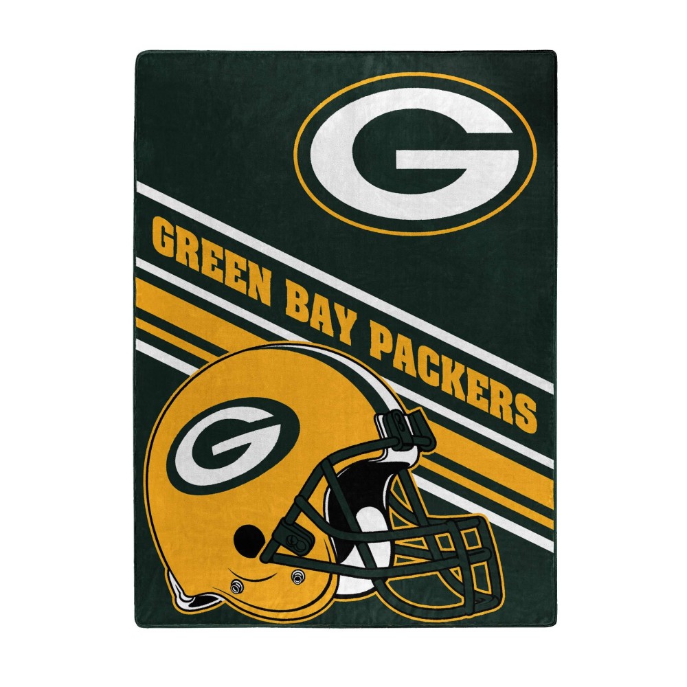 Northwest Nfl Green Bay Packers Unisexadult Raschel Throw Blanket 60 X 80 Slant