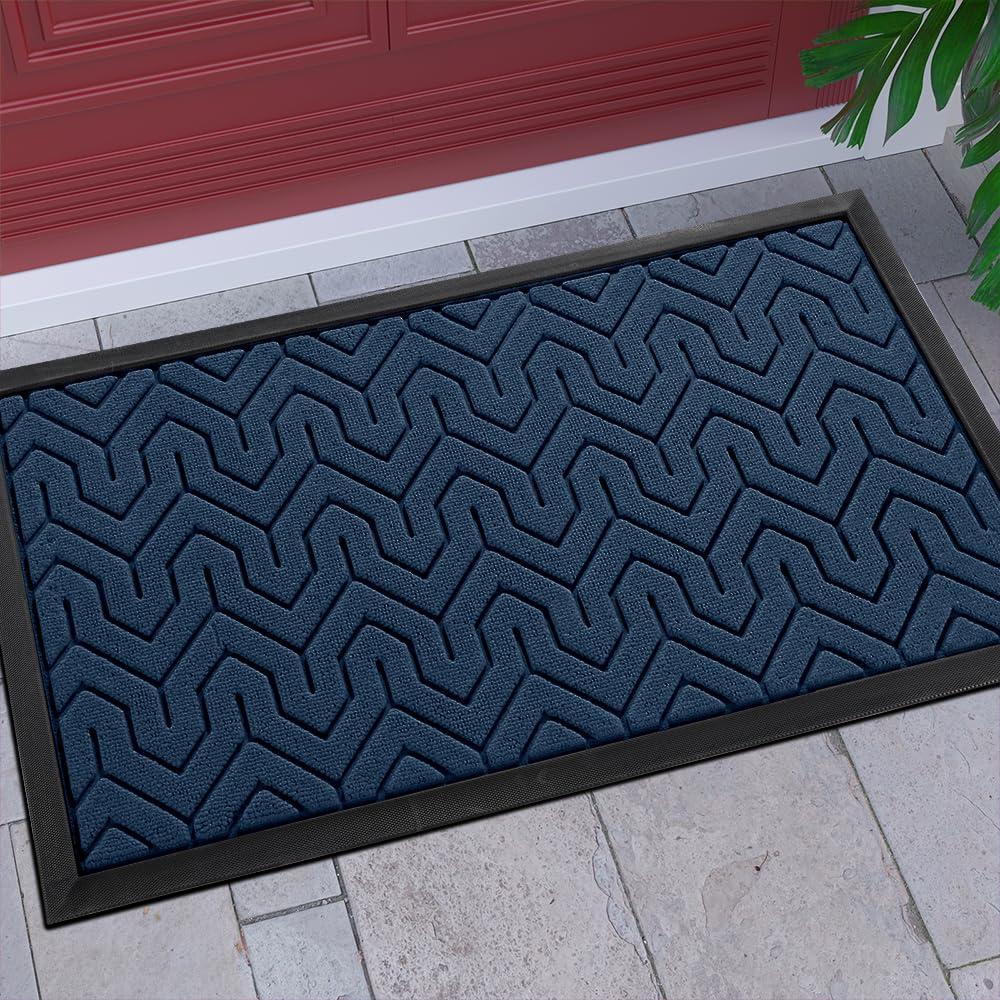 Yimobra Door Mat Allseason Outdoor Indoor Sturdy Doormat For Home Entrance Floor Heavy Duty Non Slip Front Door Mats Outdoor