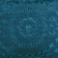 Better Trends 100 cotton chenille Bedspreads King Size Rio collection Floral Design Bed cover in Teal Tufted cotton Bedsprea