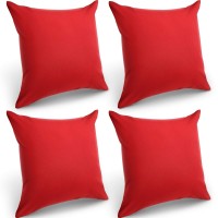 4 Pack Decorative Outdoor Waterproof Throw Pillow Covers Square Patio Balcony Garden Waterproof Cushion Case Pu Coating Pillow