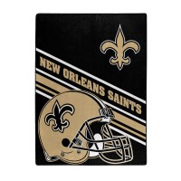 Northwest Nfl New Orleans Saints Unisexadult Raschel Throw Blanket 60 X 80 Slant