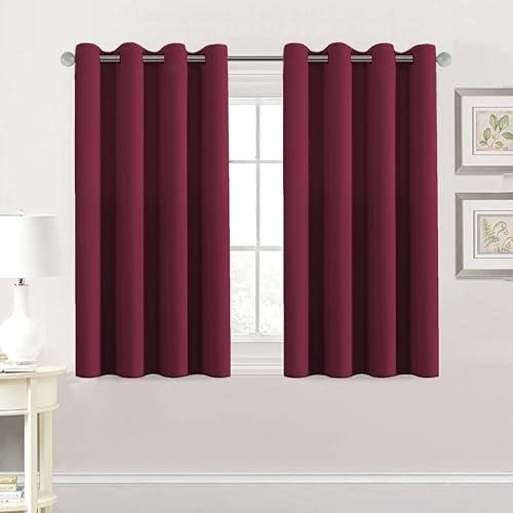 Hversailtex Premium Blackout Thermal Insulated Room Darkening Curtains For Bedroomliving Room Classic Grommet Top 2 Panels