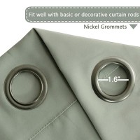 Hversailtex Premium Blackout Thermal Insulated Room Darkening Curtains For Bedroomliving Room Classic Grommet Top 2 Panels