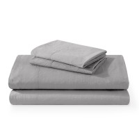 Bare Home Ultra Soft Washed Microfiber 4 Piece Sheet Set Linenlike Look Easy Care Hypoallergenic Deep Pocket Up To 15 1