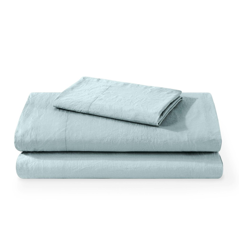 Bare Home Ultra Soft Washed Microfiber 3 Piece Sheet Set Linenlike Look Easy Care Hypoallergenic Deep Pocket Up To 15 1