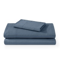 Bare Home Ultra Soft Washed Microfiber 3 Piece Sheet Set Linenlike Look Easy Care Hypoallergenic Deep Pocket Up To 15 1