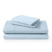 Bare Home Ultra Soft Washed Microfiber 4 Piece Sheet Set Linenlike Look Easy Care Hypoallergenic Deep Pocket Up To 15 1