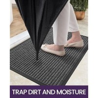 Dexi Door Mat Heavy Duty Outdoor Indoor Doormat Stain And Fade Resistant Non Slip Front Door Mats Patio Entryway Floor Mat 3