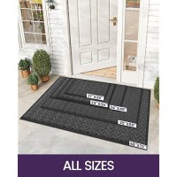 Dexi Door Mat Heavy Duty Outdoor Indoor Doormat Stain And Fade Resistant Non Slip Front Door Mats Patio Entryway Floor Mat 3