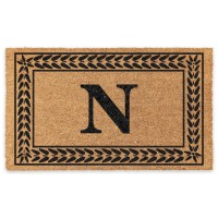 Coco Mats N More Coir Personalized Doormats Monogrammed 22 X 36 Made In Usa Tough Coir Cleans Dirtiest Shoes Black L