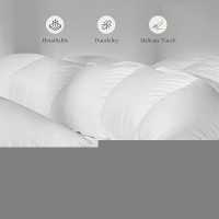 Serta Goose Feather Down Fiber Cotton Comforter Queen Size 100 Cotton Down Duvet Insert Hotel Luxury Hypoallergenic Bedding