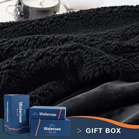 Walensee Sherpa Fleece Blanket (Queen Size 90