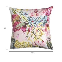 Fab Habitat Indooroutdoor Throw Pillow Made From Recycled Polyester Yarn Double Sided Stain Resistant Machine Washable Fl