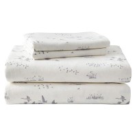 Eddie Bauer - Twin Sheet Set  Warm Breathable Cotton Flannel Bedding With Deep Pockets  Brushed For Extra Softness  Cozy Home Decor  Oeko-Tex Certified (Geese Meadows  Twin)