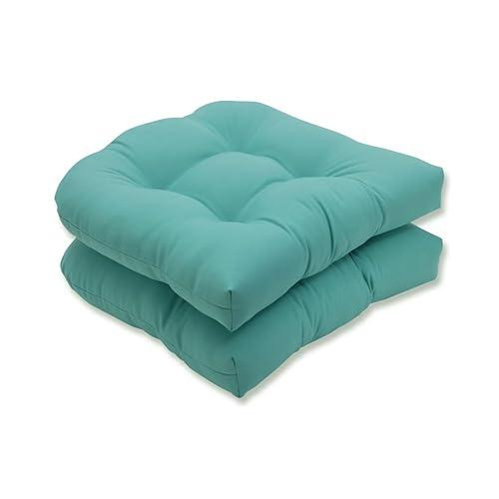 Pillow Perfect Pompeii Solid Indooroutdoor Wicker Patio Seat Cushion Reversible Weather And Fade Resistant Round Corner 19