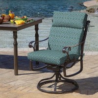 Arden Selections Outdoor Chair Cushion  21 X 20  Rain-Proof  Fade Resistant 21 X 20  Alana Tile