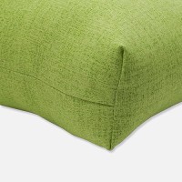 Pillow Perfect Pompeii Solid Indooroutdoor Wicker Patio Sofaswing Cushion Tufted Weather And Fade Resistant 18 X 48 Gre