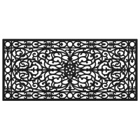 Calloway Mills 900222248 Gatsby Rubber Doormat 22 X 48 Black