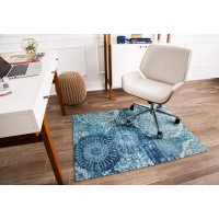 Anji Mountain Rug'D Collection Chair Mat For Hard Surfaces And Commercial Carpets, 40 X 54-Inch, Maldives