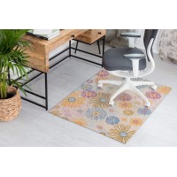 Anji Mountain Rug'D Collection Chair Mat For Hard Surfaces And Commercial Carpets, 36 X 48-Inch, Keukenhof