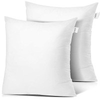 Nestl 24X24 Pillow Inserts Throw Pillow Insert 24X24 2 Pack Euro Pillows 24X24 Decorative Euro Pillow Insert 24X24 White 24