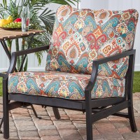 Greendale Home Fashions 2-Piece Outdoor Deep Seat Cushion Set, Painted Desert