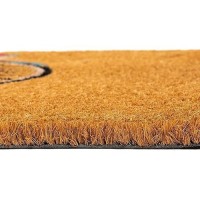 Juvale Natural Coir Doormat  Bicycle Welcome Mat (30 X 17 Inches)