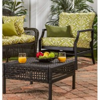 Greendale Home Fashions 2-Piece Outdoor Deep Seat Cushion Set, Avocado