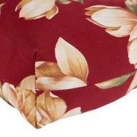 Greendale Home Fashions Outdoor 44 X 22-Inch High Back Chair Cushion, Set Of 2, Tuscan Floral 2 Count