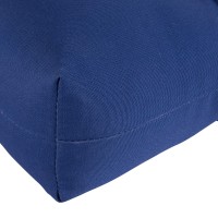 Greendale Home Fashions Outdoor 44 X 22-Inch High Back Chair Cushion, Set Of 2, Blue 2 Count