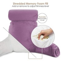 Nestl Reading Pillow Large Bed Pillow Back Pillow For Sitting In Bed Shredded Memory Foam Chair Pillow Reading Bed Rest Pillo