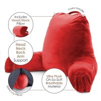 Nestl Reading Pillow Large Bed Pillow Back Pillow For Sitting In Bed Shredded Memory Foam Chair Pillow Reading Bed Rest Pill