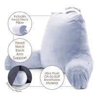 Nestl Reading Pillow Large Bed Pillow Back Pillow For Sitting In Bed Shredded Memory Foam Chair Pillow Reading Bed Rest Pill