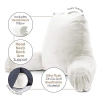 Nestl Reading Pillow Large Bed Pillow Back Pillow For Sitting In Bed Shredded Memory Foam Chair Pillow Reading Bed Rest Pill