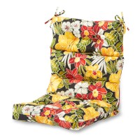 Greendale Home Fashions Outdoor 44 X 22-Inch High Back Chair Cushion, Set Of 1, Aloha