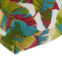 Greendale Home Fashions Outdoor 44 X 22-Inch High Back Chair Cushion, Set Of 1, Tropical Multi