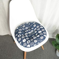 Vctops Bohemian Soft Round Chair Pad Garden Patio Home Kitchen Office Seat Cushion Bluecat Diameter 18