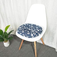 Vctops Bohemian Soft Round Chair Pad Garden Patio Home Kitchen Office Seat Cushion Bluecat Diameter 18