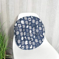 Vctops Bohemian Soft Round Chair Pad Garden Patio Home Kitchen Office Seat Cushion Bluecat Diameter 18