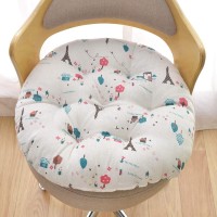 Vctops Bohemian Soft Round Chair Pad Garden Patio Home Kitchen Office Seat Cushion Towel Diameter 18